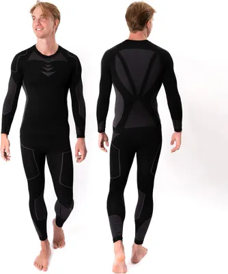 Produktbild von Occulto Thermounterwäsche Herren Set (Modell: James) Blk-Grey M