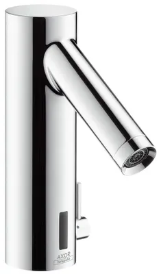 Productafbeelding van Hansgrohe wastafelmengkraan Axor Starck, elektronisch, op batterijen, chroom, artikelnummer 10101000