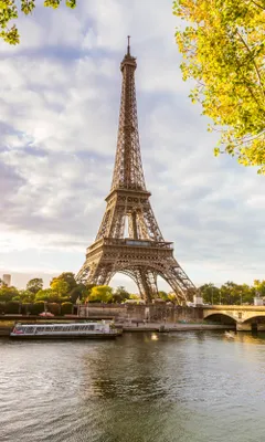 Produktbild von Fototapete - Siene in Paris 150x250cm - Vliestapete