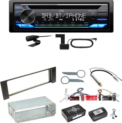 Produktbild von JVC KD-DB922BT Bluetooth Digitalradio USB CD Einbauset für Audi A4 B6 B7