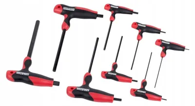 Produktbild von KREATOR Innensechskantschlüssel Satz 8-teilig T-Griff CRV