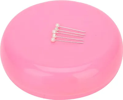 Produktbild von Rundes magnetisches NadelkissenNähnadelhalter Aufbewahrungskoffer HaushaltsbedarfRosa