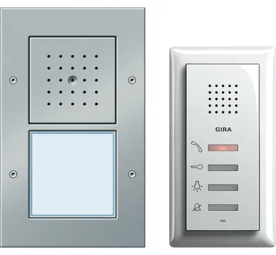 Produktbild von GIRA 049543 Einfamilienhaus-Paket AudioFarbe Alu