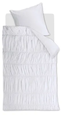 Produktbild von Rivièra Maison Bettwäsche DE RM Ruffle White 155x220 Weiß