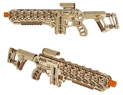 Produktbild von 3D Holzpuzzle Gewehr für Erwachsene