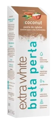 Immagine prodotto di Dentifricio detergente con olio di cocco naturale - 75 ml