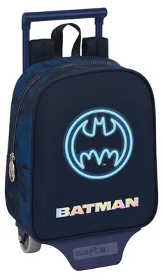 Zdjęcie produktu dla Plecak szkolny na kółkach Batman Legendary Granatowy 22 x 27 x 10 cm