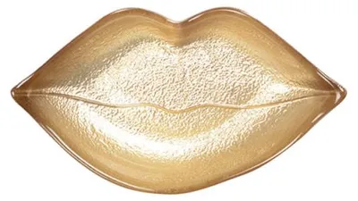 Produktbild von Schale mit glänzendem, vergoldetem Rand, 17,5 × 4 × 4 cm