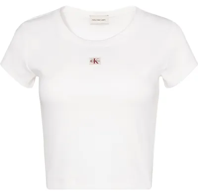 Produktbild von CALVIN KLEIN LV047C200G WOVEN LABEL 2X2 BABY Weiß