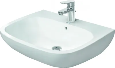 Obrázok produktu pre Duravit D-Code, umývadlo, biele, lesklé, 650 mm, 23106500002, 1 ks.