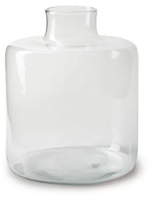 Produktbild von Jodeco Blumenvase - transparent - Glas - D19 x H23 cm