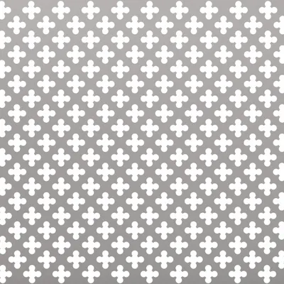 Geperforierte Platte, Alu eloxiert, 600x1000x0,8 mm, Kreuzloch