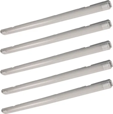 Produktbild von 5er Set LED Wannenleuchten, neutralweiß, L 126 cm, VT-12023