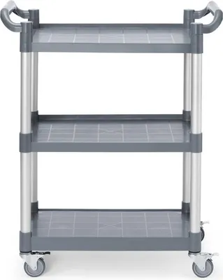 Immagine prodotto di Carrello di servizio in polipropilene Amerbox con 3 ripiani