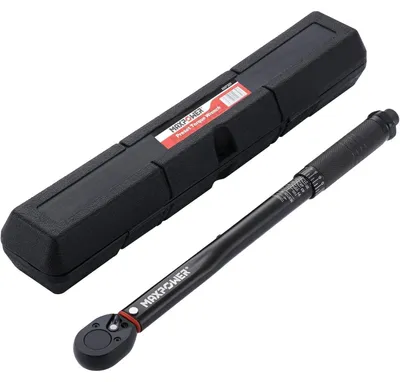 Productafbeelding van Draaimomentsleutel 3/8", 7-112 Nm, zwart geoxideerd, ±3%, Cr-V staal, ratelkop, met koffer