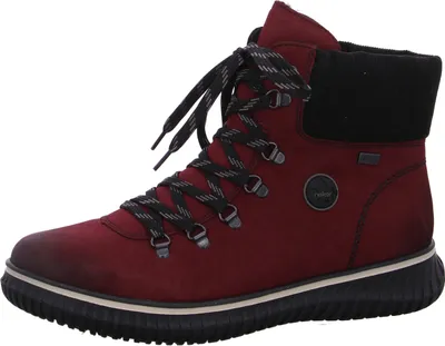 Produktbild von Rieker Schnür-,Zug-u.Schnallenstiefel in rot, Gr. 40