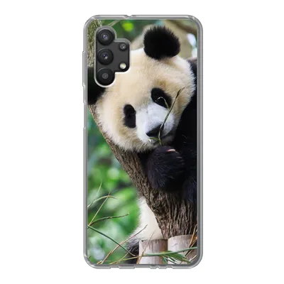 Produktbild von MuchoWow® Handyhülle Schutzhülle Hülle für Samsung Galaxy A32 5G Panda - Tiere - Dschungel - Natur Silikon Softcase Handy Hülle - Softcase