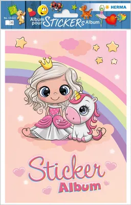 Zdjęcie produktu dla HERMA Stickeralbum "Prinzessin Sweetie" DIN A5 16 Seiten