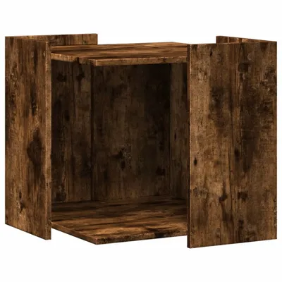 Immagine prodotto di vidaXL Lettiera in rovere affumicato 53x53x51 cm Materiale a base di legno