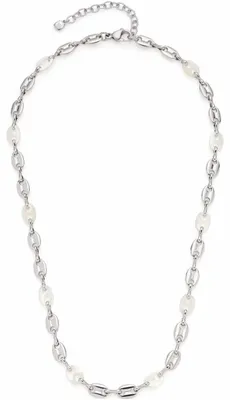 Image de Leonardo Jewels Collier Lindi, chaîne, chaîne de bijoux, bijoux fantaisie, acier inoxydable, argent, 023541