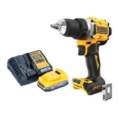 Produktbild von DeWalt DCD 800 E1 Akku Bohrschrauber 18 V 90 Nm Brushless + 1x Powerstack Akku 1,7 Ah + Ladegerät