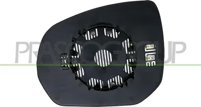 Produktbild von PRASCO Spiegelglas Außenspiegel Rechts für CITROËN C3 Picasso Beheizbar Konvex CI7057513