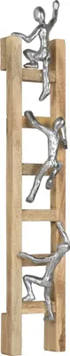 Obrázok produktu pre Socha Moritz Nástenná dekorácia I Aiming High I Overcoming Obstacles I 10,5 x 9 x 58 cm I Drevená dekorácia I Sochárska dekorácia I Moderná I Obývacia izba I Drevená I Drevená socha