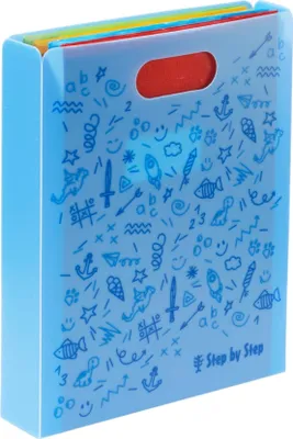 Produktbild von Step by Step Heftbox Heftbox mit Tragegriff, transparent, bis DIN A4, K