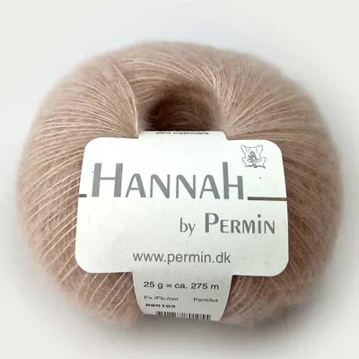 Produktbild von Hannah by Permin – Luxusgarn aus Wolle, Seide & Kaschmir (05 hellcamel)