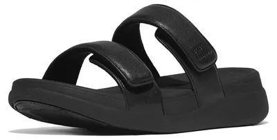 Productafbeelding van FITFLOP F-Mode Go Adjustable Flatform Two-Bar Slides Zwart ZWART 41