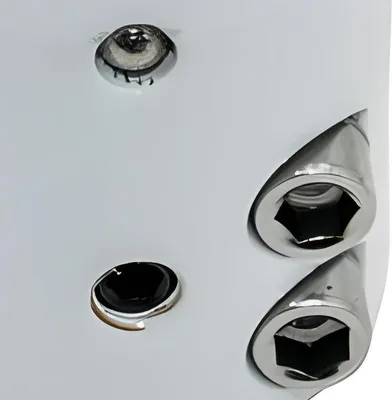 Zdjęcie produktu dla Kierownica zjazdowa z mocowaniem biała - Maxtuned look dla Yamaha, MBK, Keeway, Generic