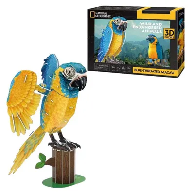 Image de Puzzle 3D Cubic Fun National Geographic Ara, 94e.