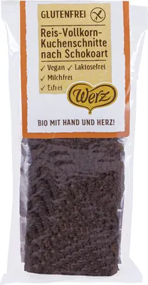 Obrázek produktu pro Čokoládové plátky celozrnného rýžového koláče - bez lepku 60g