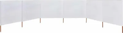 Obrázok produktu pre vidaXL 6-dielna vetrovka 800 x 120 cm Sand White