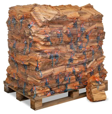 Produktbild von Heizfuxx Anzündholz Blue Weichholz 3kg x 96 Sack 288kg Palette