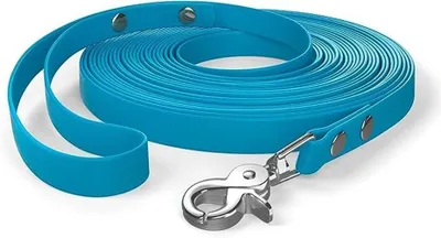 Productafbeelding van 10m Hondenriem Sleelijn Cyaanblauw