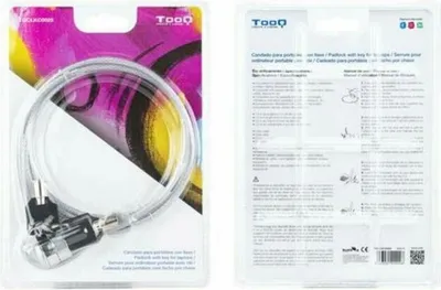 Produktbild von Sicherheitskabel TooQ TQCLKC0025 1,5 m