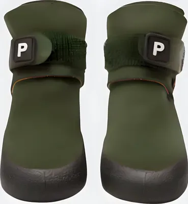 Produktbild von PAIKKA Hundeschuhe "Dog Shoes" olive - 2 Stück, Größe: 5