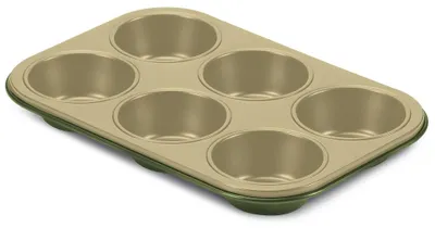 Image de Moule à muffins Guardini 6 cavités Couleur : vert