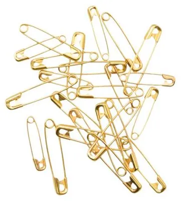 Produktbild von GLOREX 5200202, Sicherheitsstift, Stahl, 24 Stück(e), Gold