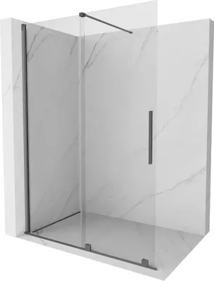 Immagine prodotto di Mexen Velar pannello doccia scorrevole Walk-in 150 x 200 cm, trasparente 8 mm, canna di fucile - 871-150-000-03-95