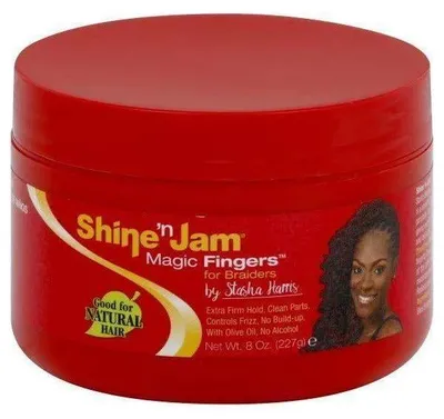 Zdjęcie produktu dla Ampro Shine 'n Jam Magic Fingers dla osób zaplatających włosy 8 uncji 227 g