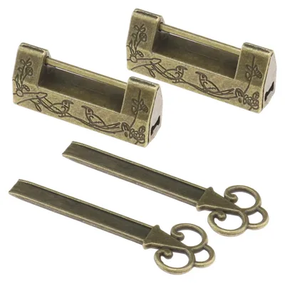 Productafbeelding van Twee vintage hangsloten - antiek Chinees design - modelnummer a31e68d2-c264-4344-a2e7-04108018d7aa