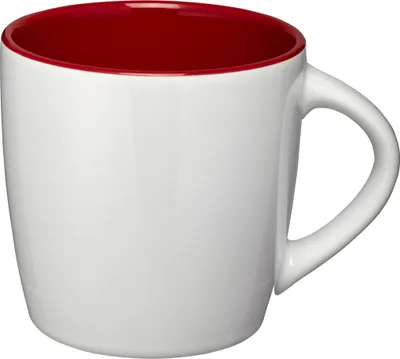 Produktbild von Bullet Keramiktasse Aztec PF244 (11,7 x 8,8 cm) (Weiß/Rot)