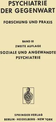 Produktbild von Soziale und Angewandte Psychiatrie