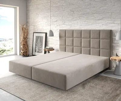 Produktbild von DELIFE Boxspringgestell Dream-Fine 180x200 cm Mikrofaser Beige