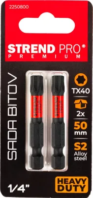 Productafbeelding van Bit Strend Pro Premium Torx, T 40, verpakking met 2 stuks