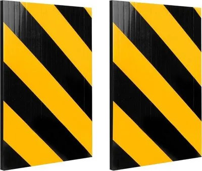 Produktbild von Wandschutz rund selbstklebend - Gelb/Schwarz
