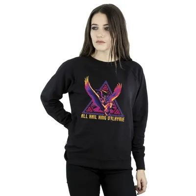 Produktbild von Marvel - "Love And Thunder All Hail" Sweatshirt für Damen BI41355 (L) (Schwarz)