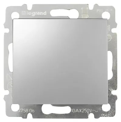 Obrázok produktu pre Legrand Valena Life krížový vypínač 10 A, 230 V, hliník, 1 ks.